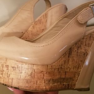 Nude Wedges